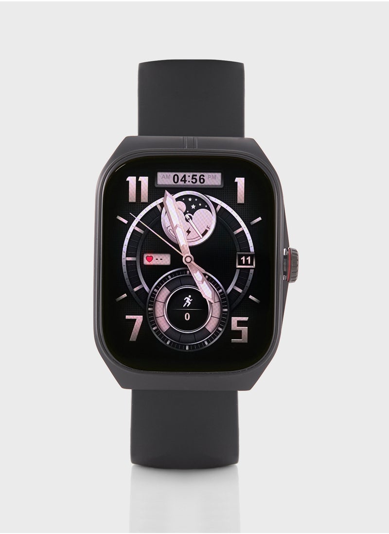 Ginger Amoled Smart Watch With Bluetooth Call, Heart Rate, Blood Pressure And Blood Oxygen Monitoring  - Image 1