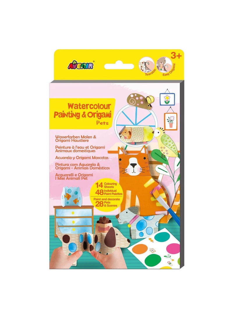 Avenir AVE WATERCOLOUR PAINTING & ORIGAMI PETS