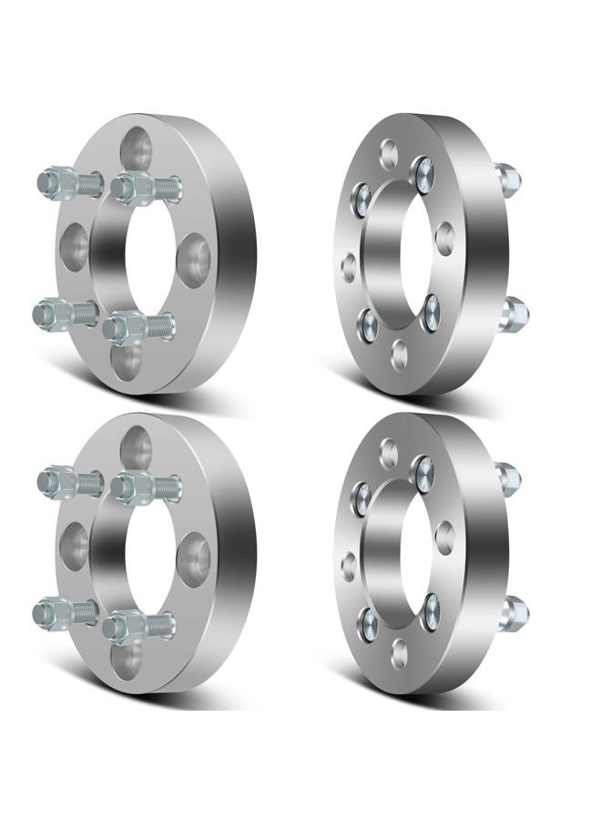 SCITOO 4 pcs 4LUG 1 inch Wheel Spacers Adapters 4x108 to 4x100 with 12x1.5 Studs 78.1CB Compatible with for Mus-Tang II 1974-1978 for Escort 1981-1990 - Image 1