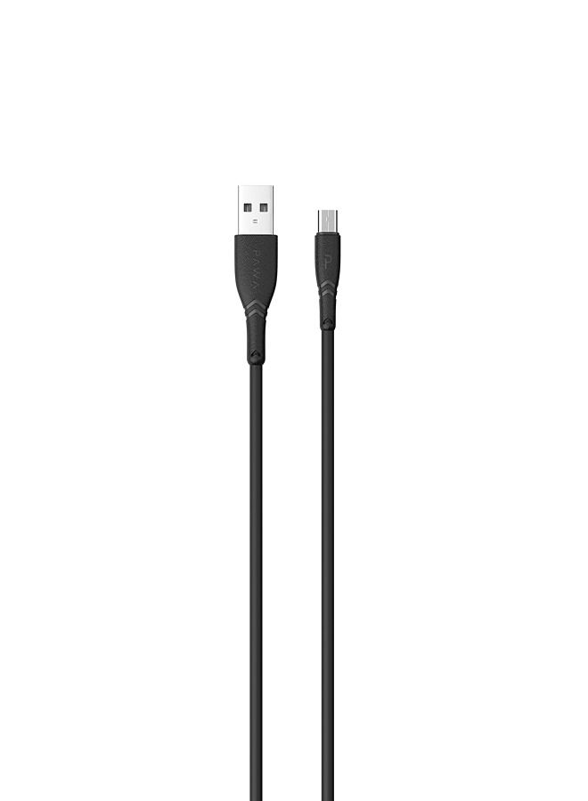 باوا كابل USB-A إلى Micro USB من PVC، مزامنة بيانات، شحن سريع، طول 1.2 متر، توافق عالمي - Image 1
