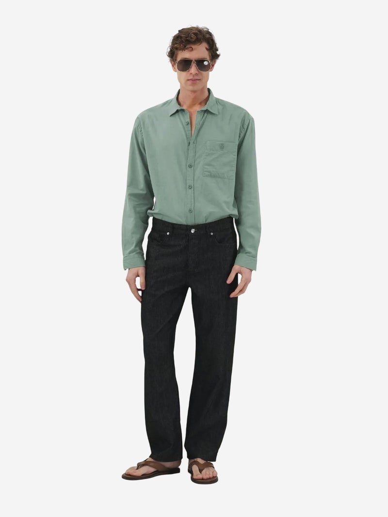 GIESTO Men's Cotton Poplin Long Sleeve Shirt - Image 4