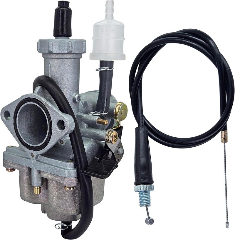 tianfeng Carburetor for Honda ATC185S, ATC200, ATC200X with Throttle Cable - Image 1