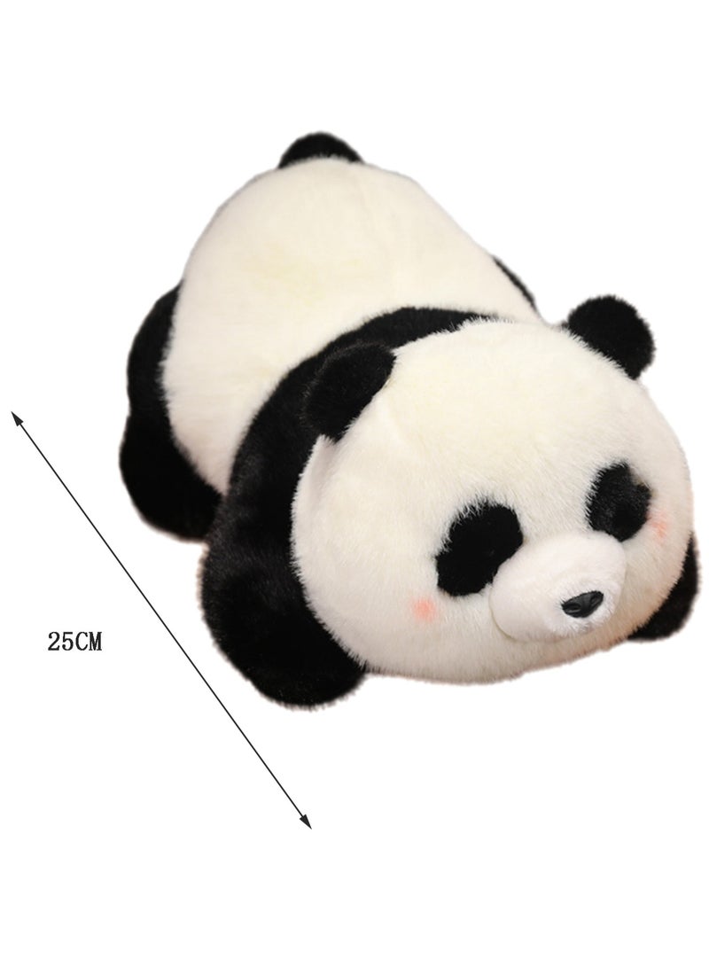 25 CM Simulation Panda Plush Toy Soft Stuffed Cute Doll For Girls And Boys All Ages Gift（Style A） - Image 2