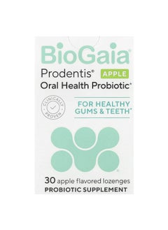 BioGaia BioGaia, Prodentis®, Oral Health Probiotic, Apple, 30 Lozenges  - Image 1