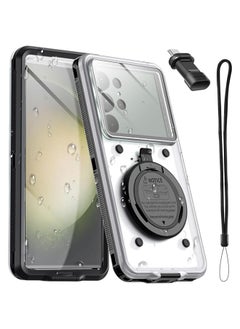 AICase Waterproof Phone Case,Universal Self-Check Function Underwater Pouch Dry Bag with Type-C Plug Beach Travel Essentials Tech Gadgets for iPhone 15/Samsung S24/LG,Google/Xiaomi/Motorola/Android