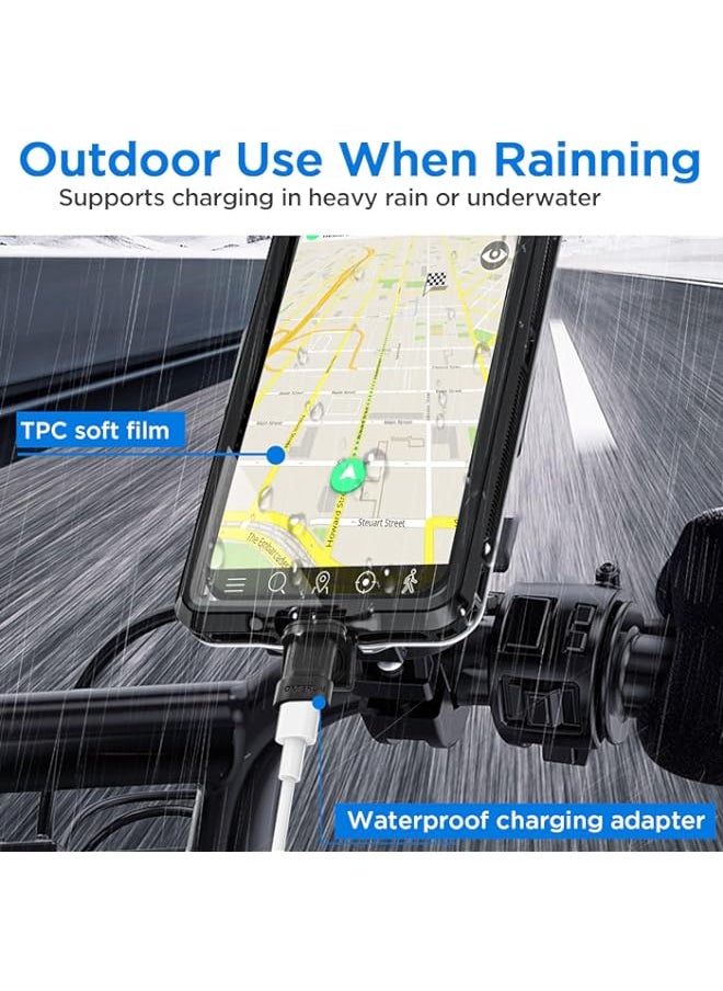Generic - AICase Waterproof Phone Case,Universal Self-Check Function Underwater Pouch Dry Bag with Type-C Plug Beach Travel Essentials Tech Gadgets for iPhone 15/Samsung S24/LG,Google/Xiaomi/Motorola/Android - Image 1