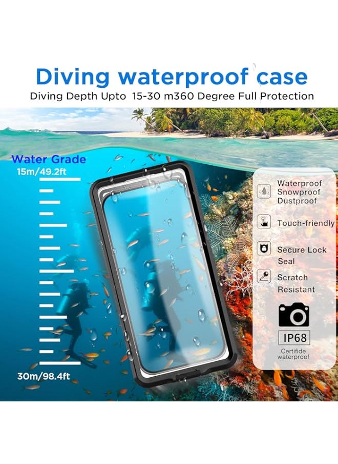 Generic - AICase Waterproof Phone Case,Universal Self-Check Function Underwater Pouch Dry Bag with Type-C Plug Beach Travel Essentials Tech Gadgets for iPhone 15/Samsung S24/LG,Google/Xiaomi/Motorola/Android - Image 1