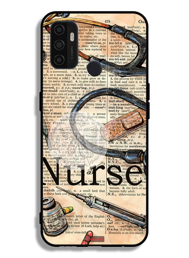 Tolwak Oppo A11s Protective Case Cover Nurse Vintage Tools - Image 2