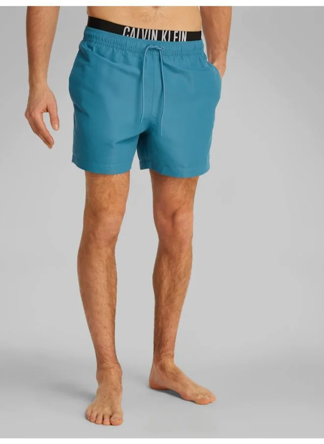 CALVIN KLEIN Logo Band Drawstring Swim Shorts