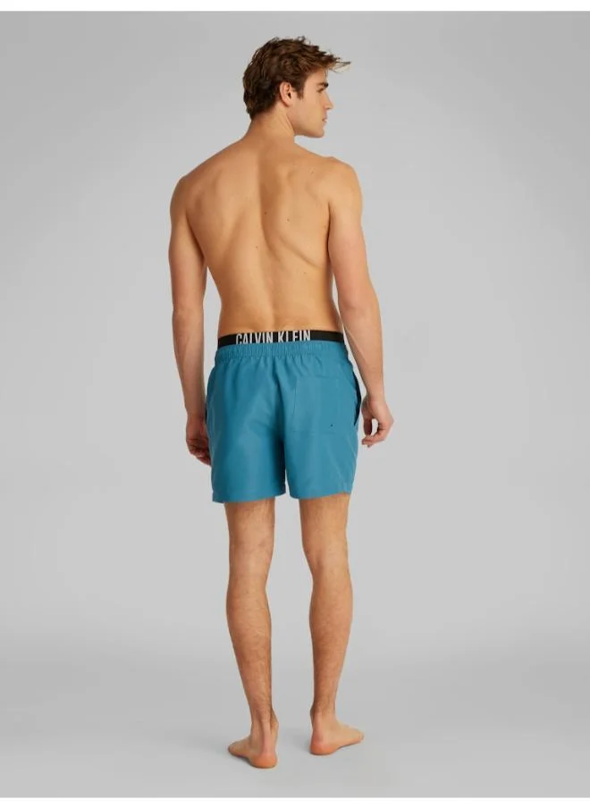 CALVIN KLEIN Logo Band Drawstring Swim Shorts