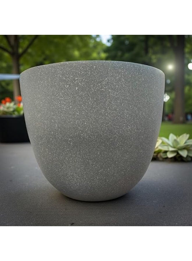 color zone pottery Indoor and outdoor balcony pots. Durable and strong structure, ideal for your large plants. Prevents discoloration and cracking caused by exposure to sunlight. Fiber