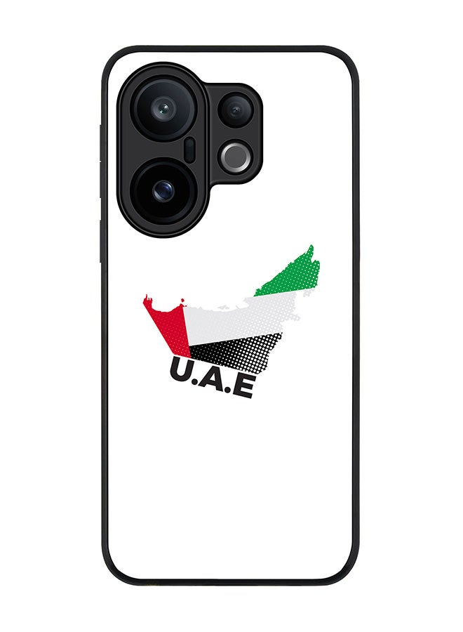 Stylizedd For vivo X200 FE / S30 Pro mini Case,Slim fit Camera Protection, Shockproof Thin Phone cover  - UAE Map