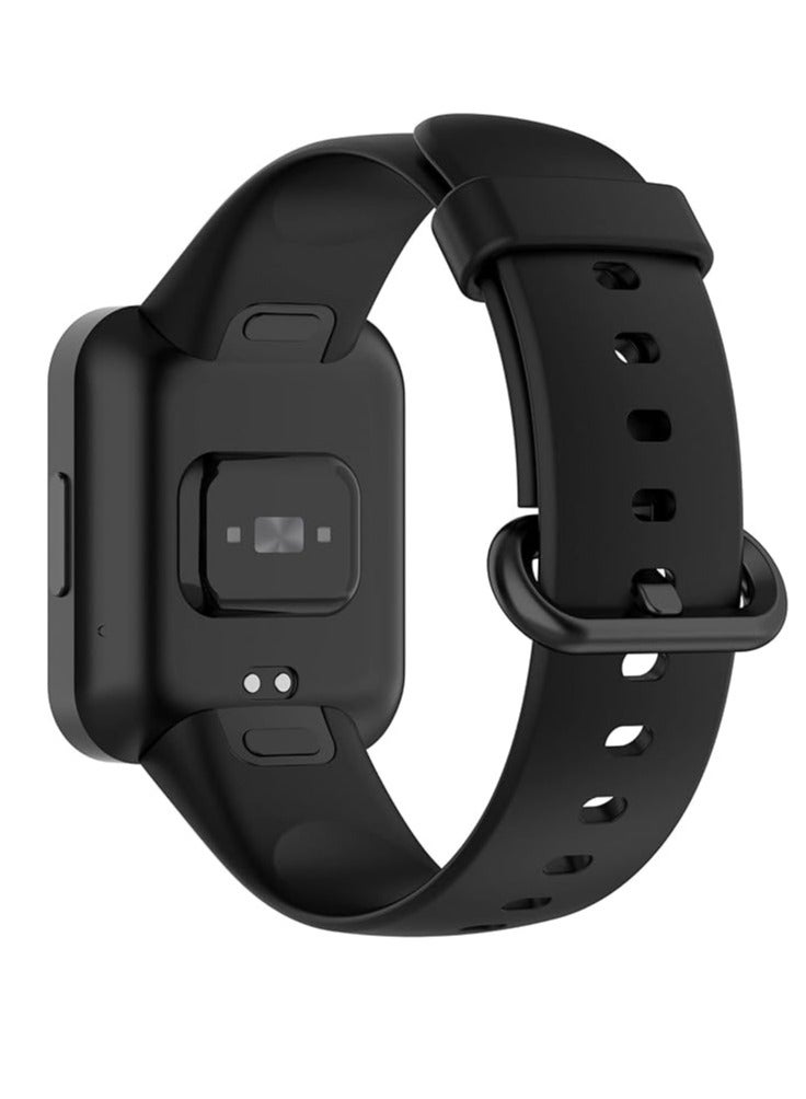 Strap Compatible with Redmi Watch 2 Lite/Poco Watch/Redmi Watch 2 / Soft Replacement Sport Silicone Strap - Image 4