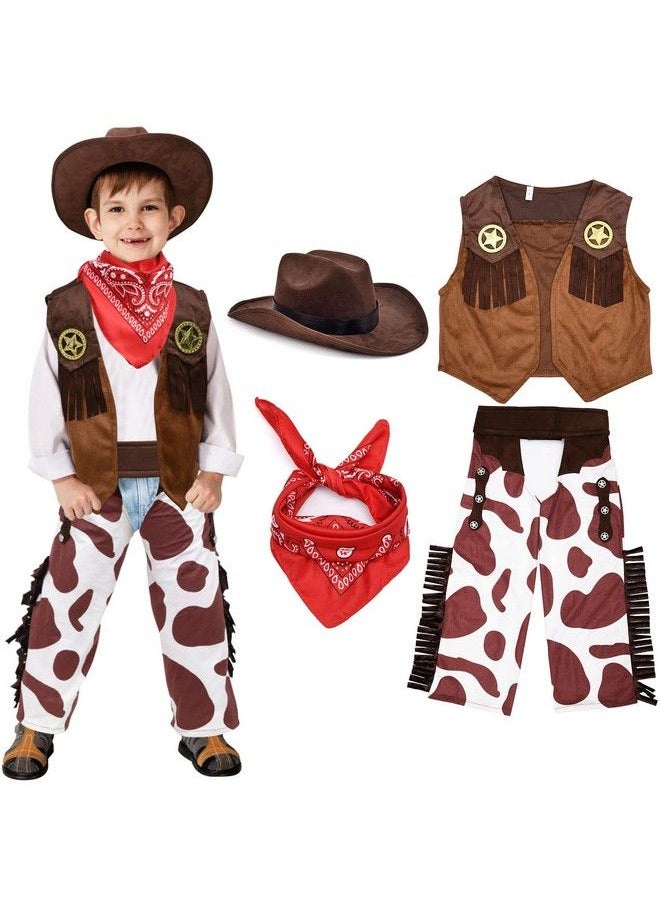 Kids Cowboy Costume Boys Halloween Dress Up Cosplay Set Birthday Party Role Play Western Chaps Outfit Hat Accessories - pzsku/Z7FA1611A053B1262EDE8Z/45/_/1688193546/f4e5a2ff-b546-46e4-a66f-02e15fe6f7c9