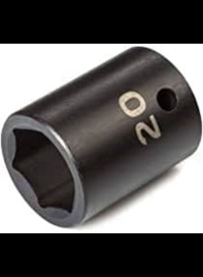 ABBASALI Black Short Socket 1/2'' 6PT  - Image 1