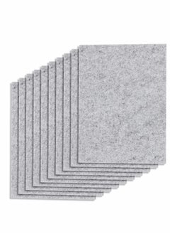 Excefore 10 Pack Premium DIY Furniture Pads Furniture Felt Sheet for Hard Surfaces Floor Protector Pads 14 * 20cm  - Image 1