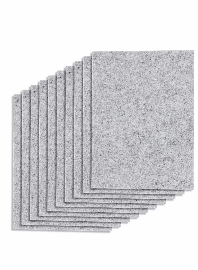 Excefore 10 Pack Premium DIY Furniture Pads Furniture Felt Sheet for Hard Surfaces Floor Protector Pads 14 * 20cm  - Image 1