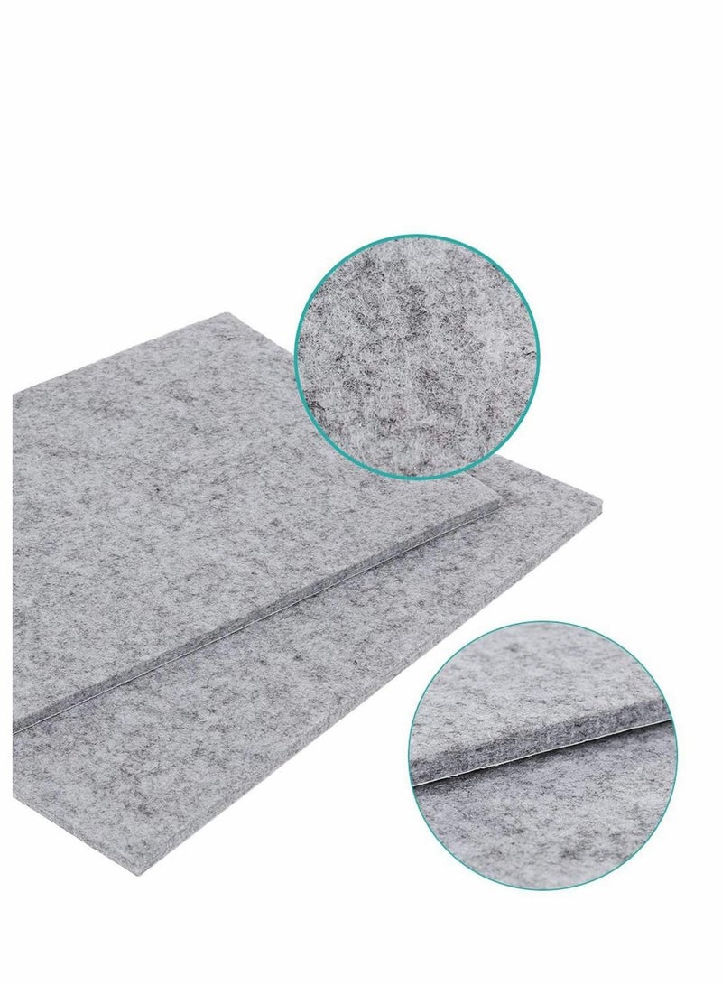 Excefore 10 Pack Premium DIY Furniture Pads Furniture Felt Sheet for Hard Surfaces Floor Protector Pads 14 * 20cm  - Image 3