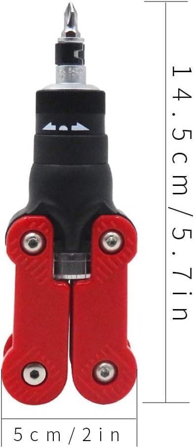Niralasa Niralasa Plastic Multifunctional 13 In 1 Magnetic Ratchet Screwdriver Set With Hex Allen Key Wrench Set Hand Tools - Image 3