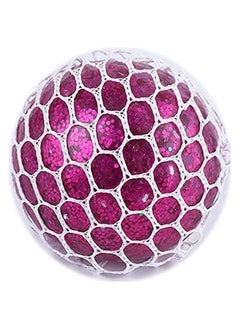 Fancy Stress Balls Squishy Balls Sensory Stress and Anxiety Relief Stress Ball Fidget Toys, GLITTER SPARKLING Squishy Ball Squeeze Toys-PINK