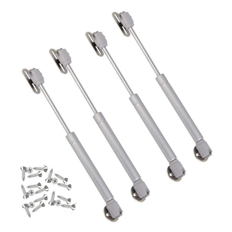 Generic JZK 4 x Gas Hydraulic strut Stay Lift Hinge Piston arm Damper 120N for Heavy Flap Door, Soft Close lid Support for Large Toy Box lid Cupboard Door Storage Chest lid  - Image 1