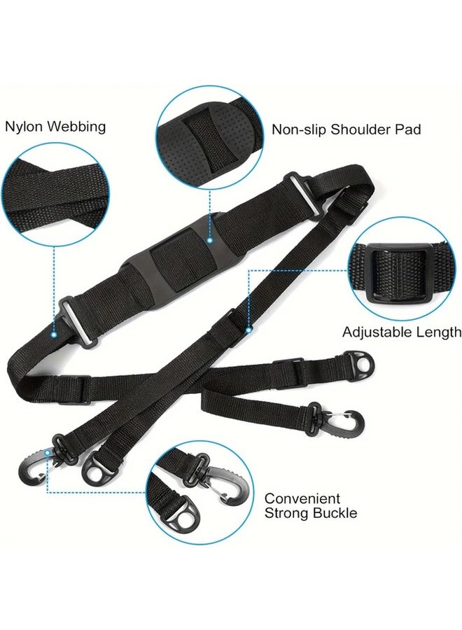 2pcs Set Adjustable Universal Shoulder Strap And Handle Strap For Bike Electric Scooter - Image 3