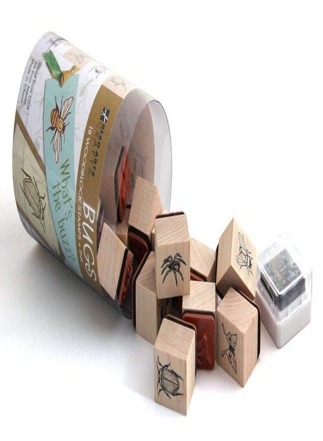 Hero Arts LL375 Ink 'n' Stamp Wood Sets, Bugs