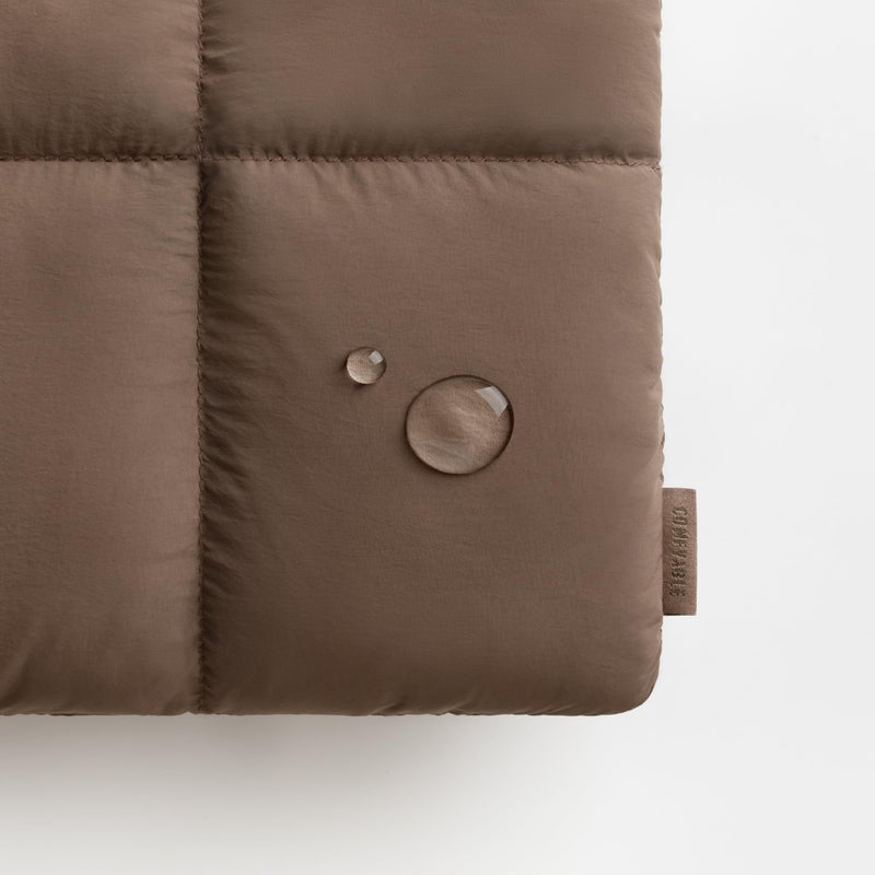 Comfyable Puffy Laptop Sleeve 13 Inch 14 Inch, Quilted Puffer Laptop Carrying Case for Women, Pillow Case Compatible with MacBook Air/Pro M5 M4 M3 M2 Pro/Max 2026, 13" MacBook Neo A18, Mocha Brown - Image 5