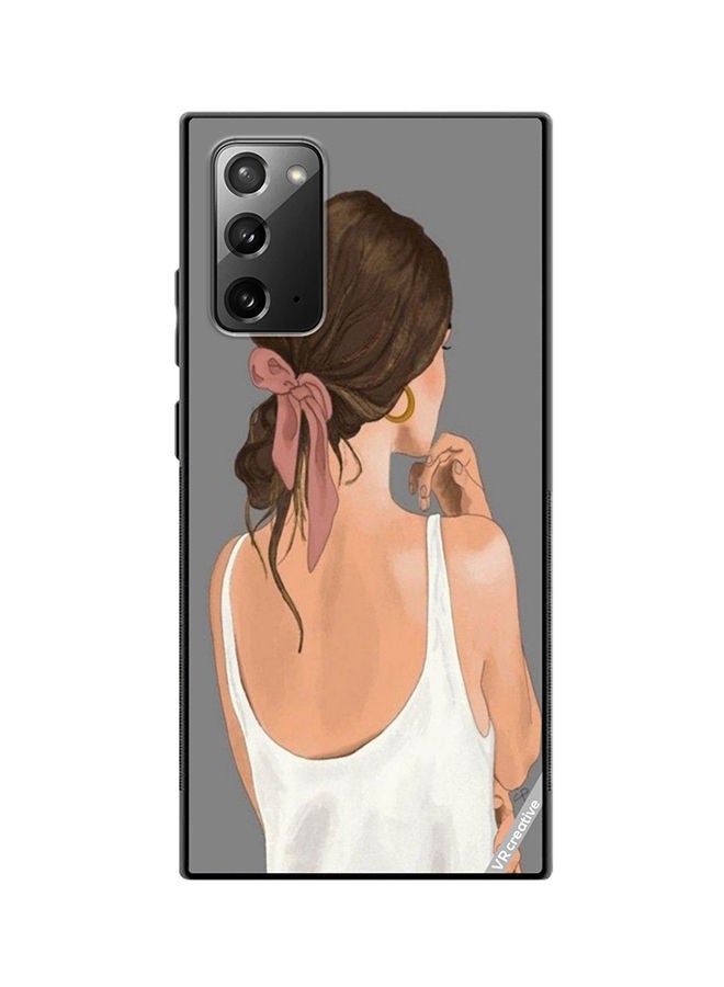 VR CREATIVE Protective Case Cover For Samsung Galaxy Note20 5G Girl Design Multicolour - Image 1