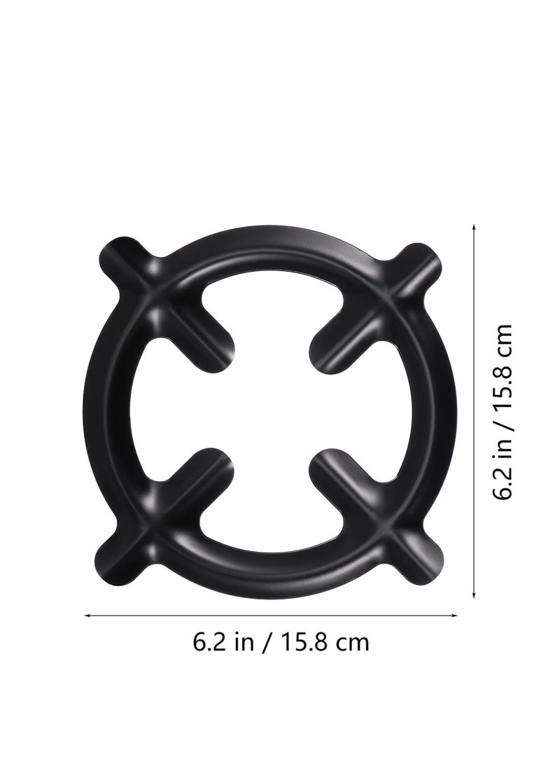 SYOSI Gas Ring Trivet Reducer Stove Top Hob Cooker Heat Simmer Coffee Pots Cafetiere Espresso Makers Pans Stainless Steel Kitchen Utensil 3 Pieces - Image 2