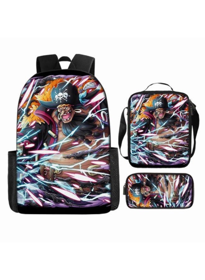 عام أحدث نموذج عالمي من الكرتون طباعة ثلاثة قطعة حقيبة مجموعة ( الطلاب ، الأطفال ، الأصدقاء ، نزهة ، تسلق الجبال ، الخ . ) - Image 5