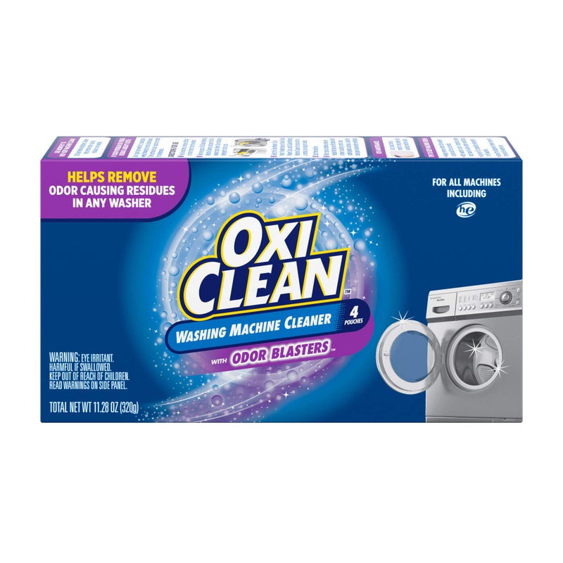 OxiClean Washing Machine Cleaner with Odor Blasters, 4 Count - Image 2
