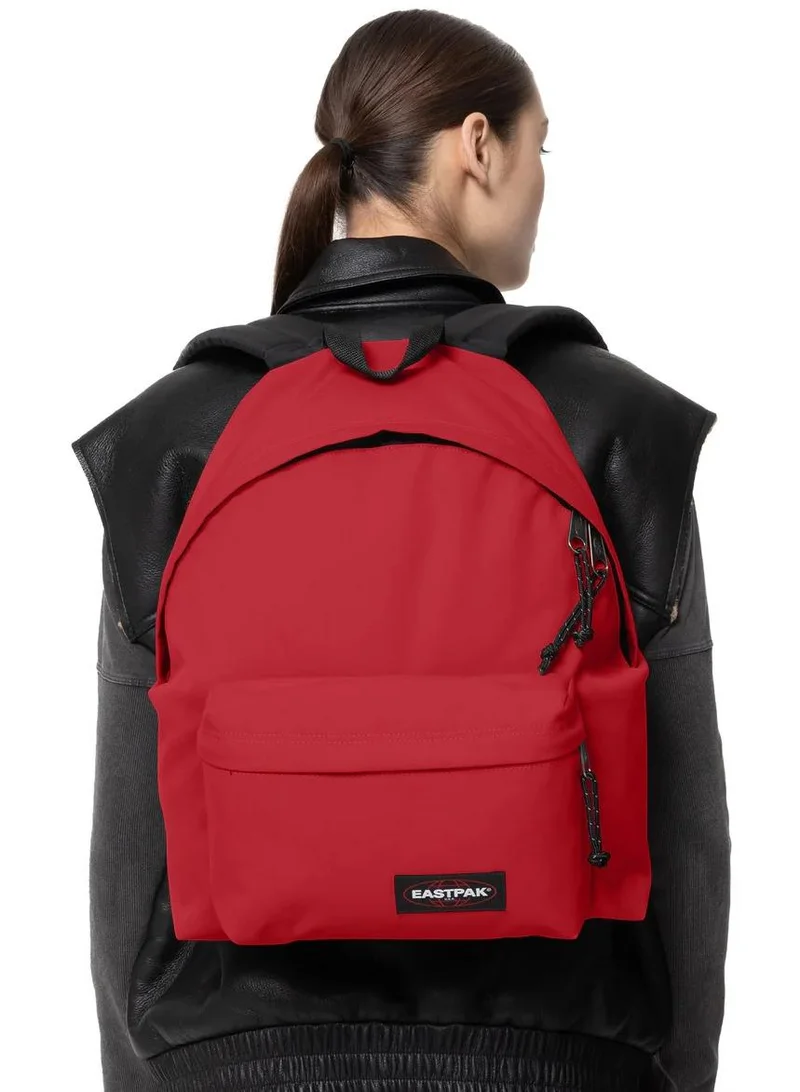 ايستباك padded pak'r medium backpack - sailor red