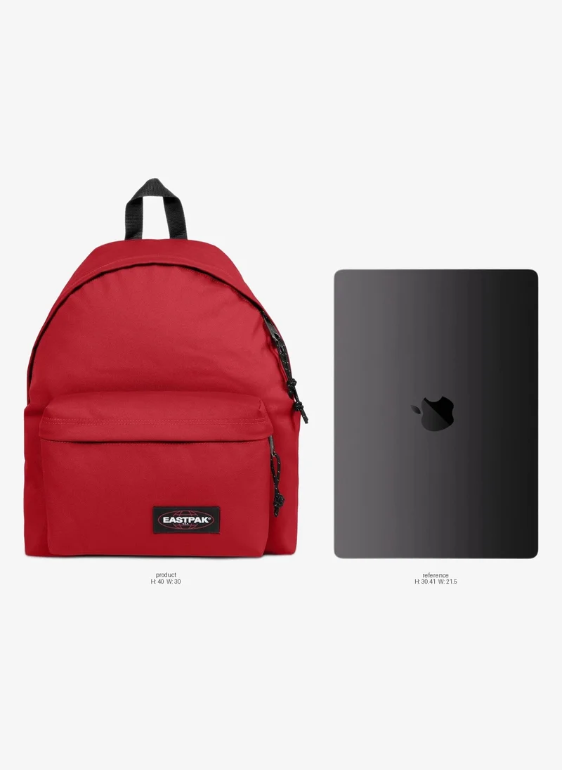 ايستباك Eastpak Padded Pak'r Sailor Red 24L Unisex Backpack with Front Zipper Pocket, Padded Back Panel & Adjustable Shoulder Straps