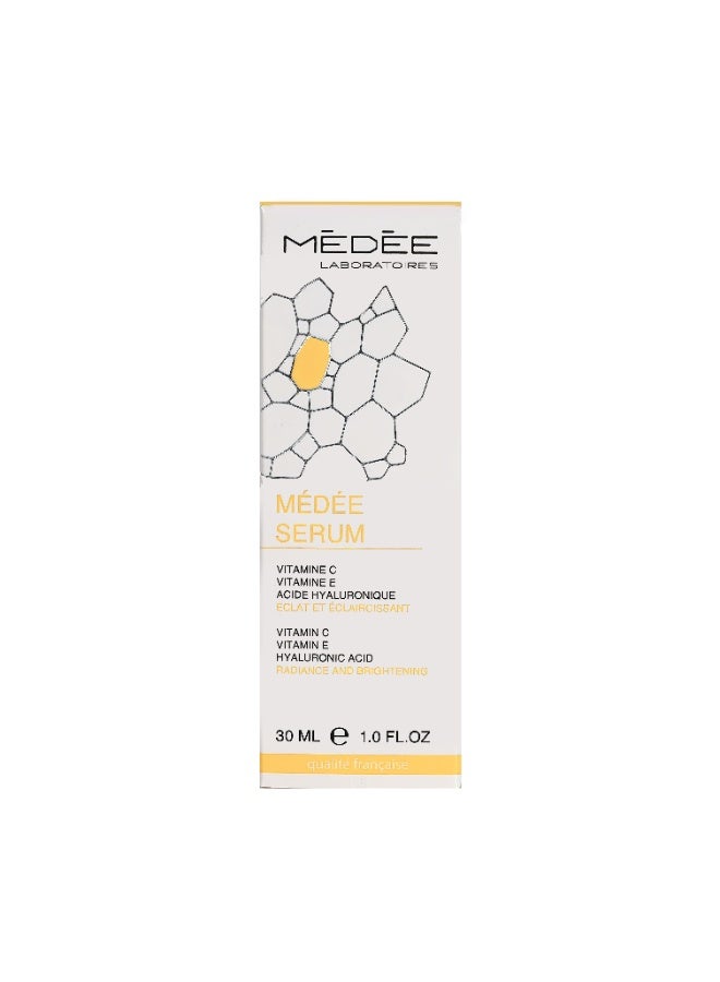 Medee Vitamin C Serum – Antioxidant Formula with Hyaluronic Acid & Vitamin E for Skin Brightening, Hydration, and Wrinkle Reduction – 30ml - Image 1