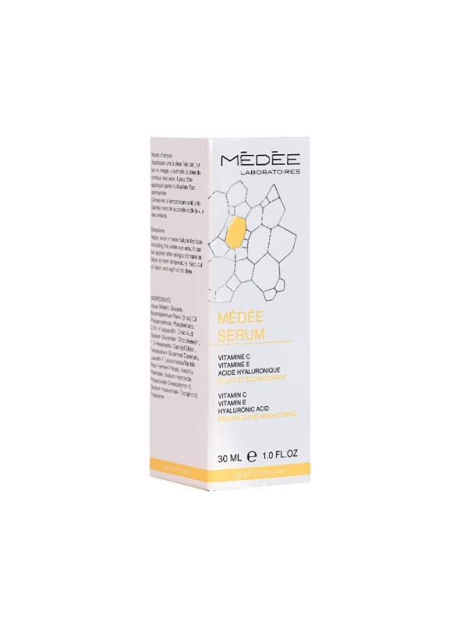 Medee Vitamin C Serum – Antioxidant Formula with Hyaluronic Acid & Vitamin E for Skin Brightening, Hydration, and Wrinkle Reduction – 30ml - Image 5