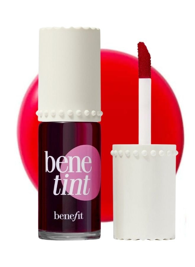 بينيفت أحمر خدود وشفاه سائل من بينيفت كوزمتكس - بيني تينت، لون وردي شفاف قابل للتكثيف للشفاه والخدود، يدوم طويلاً، لون طبيعي، 6 غرام - Image 1