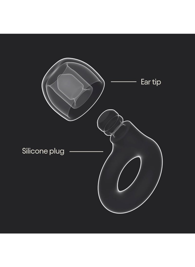 Generic - Loop Quiet 2 Ear Plugs – Ultra-Comfy Reusable Noise-Reducing Earplugs For Sleep, Deep Focus, Travel, Noise Sensitivity | Flexible Hearing Protection | Customizable Fit | 24dB (SNR) Noise Reduction - Image 1