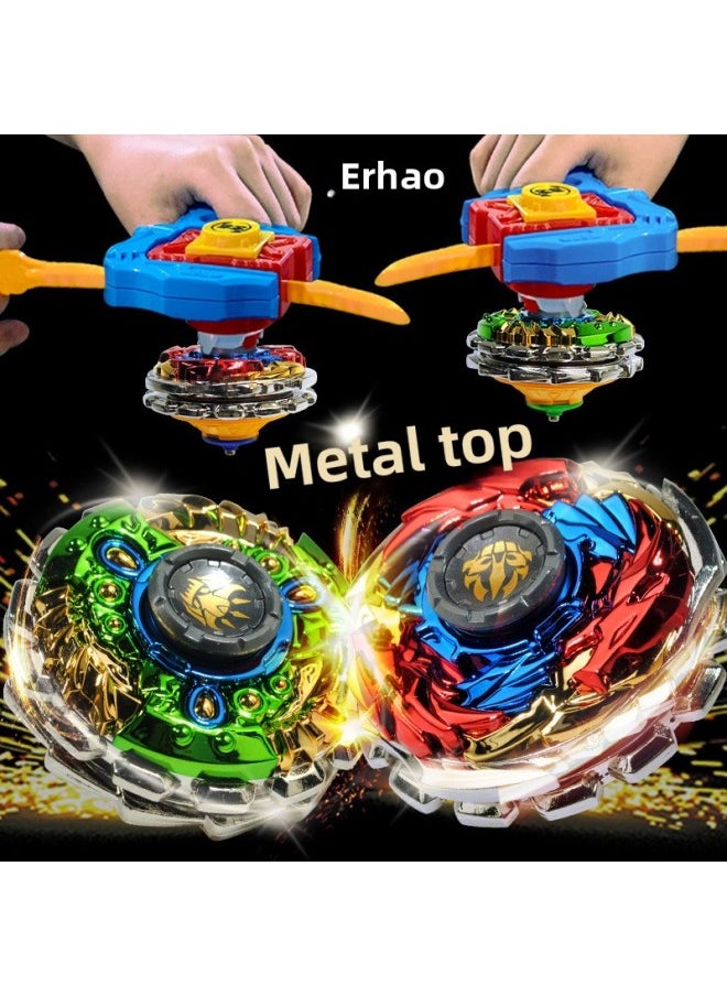 Saier Gyro Toy Boy Children's Fingertip Alloy Crit Tiger Metal Black Rey Battle-Color:[S Version] Blake  - Image 2
