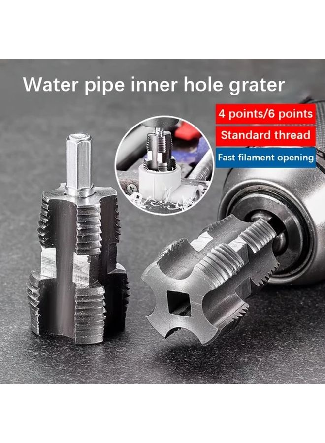 2 Piece Set NPT Pipe Thread Repair Tools Aluminum Alloy Tapered Tap Set for PPR PVC Copper Pipes Manual Thread Cutter - Image 5