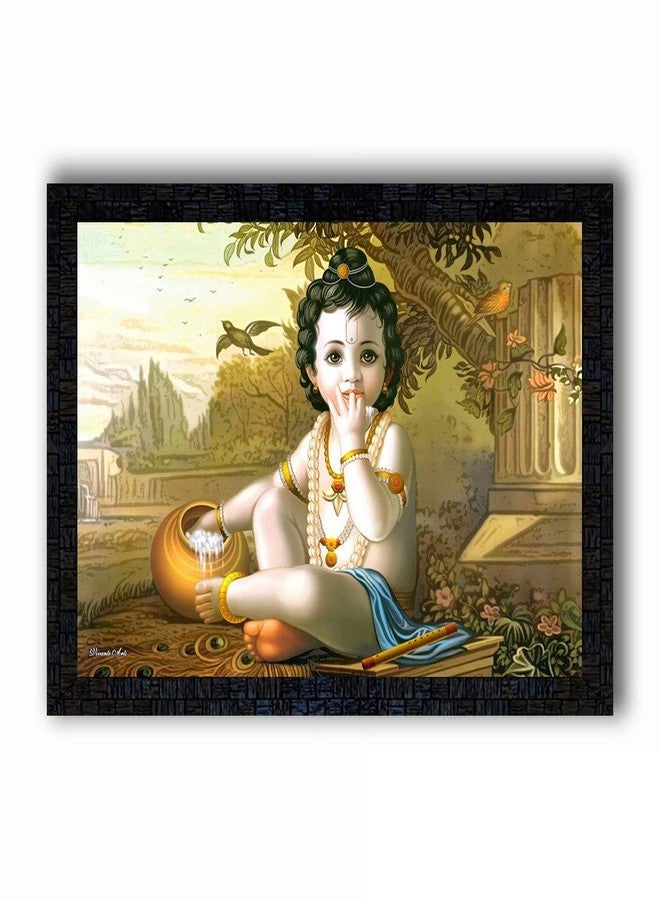 pnf Poster And Frames Art Print Of Bal Krishna Wall Poster | For Living, Pooja Room | Home Decoration Item | Best Gifting Option 14610 - Image 1