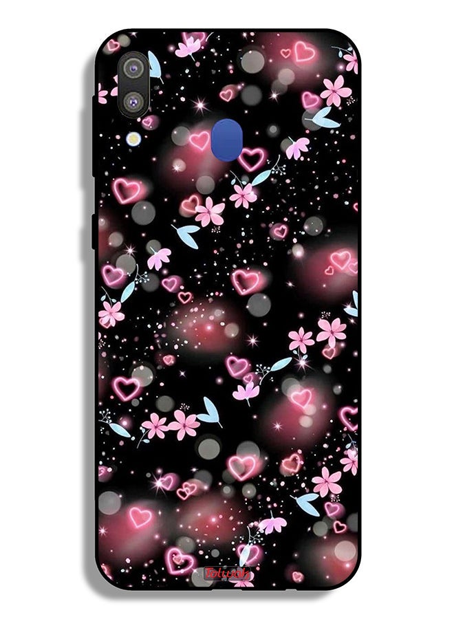 Tolwak Samsung Galaxy M20 Protective Case Cover Small Hearts And Flowers - Image 2