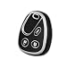 CHATYYD Key Fob Cover for Chevy Soft TPU Car Key Cover Compatible with Chevy Silverado Avalanche Suburban Trailblazer Equinox Malibu Tahoe Buick Rainier Lesabre 20022007 AccessoriesBlack - Image 2