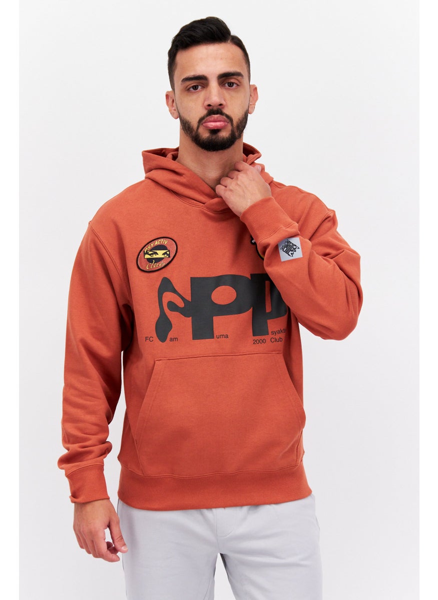 Puma x Perks And Mini - Men Sportswear Fit Long Sleeve Outdoor Sweatshirt, Rust Brown - Image 1