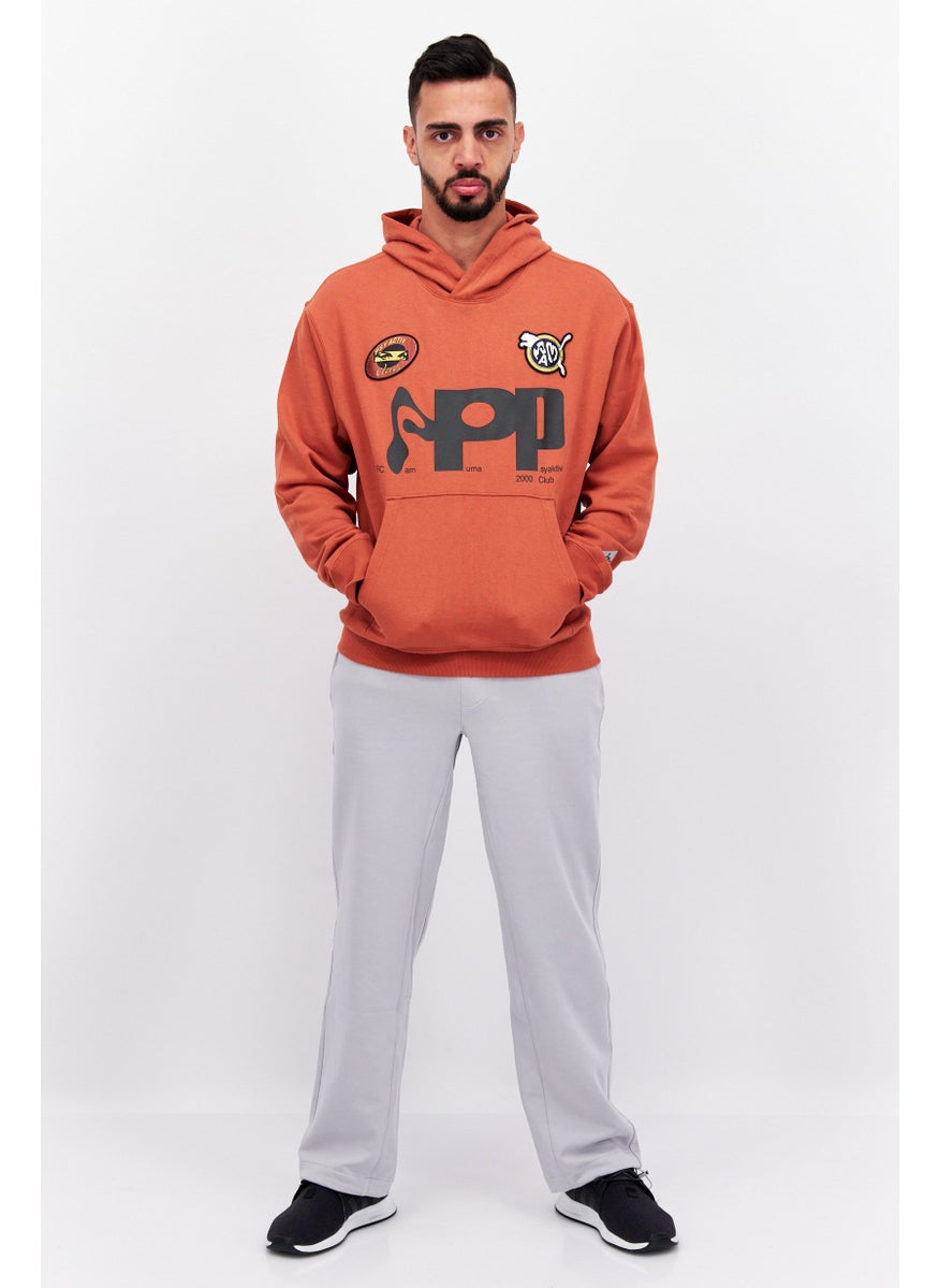 Puma x Perks And Mini - Men Sportswear Fit Long Sleeve Outdoor Sweatshirt, Rust Brown - Image 1