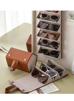 Generic Sunglasses Organizer 5 Slots Eyeglasses Storage Case, Multi Box Hanging Eyeglasses Display  - Image 1