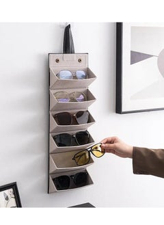 Generic Sunglasses Organizer 5 Slots Eyeglasses Storage Case, Multi Box Hanging Eyeglasses Display  - Image 2