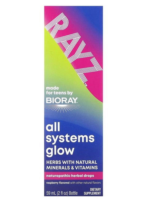 Rayz All Systems Glow For Teens Raspberry 2 fl oz (59 ml)