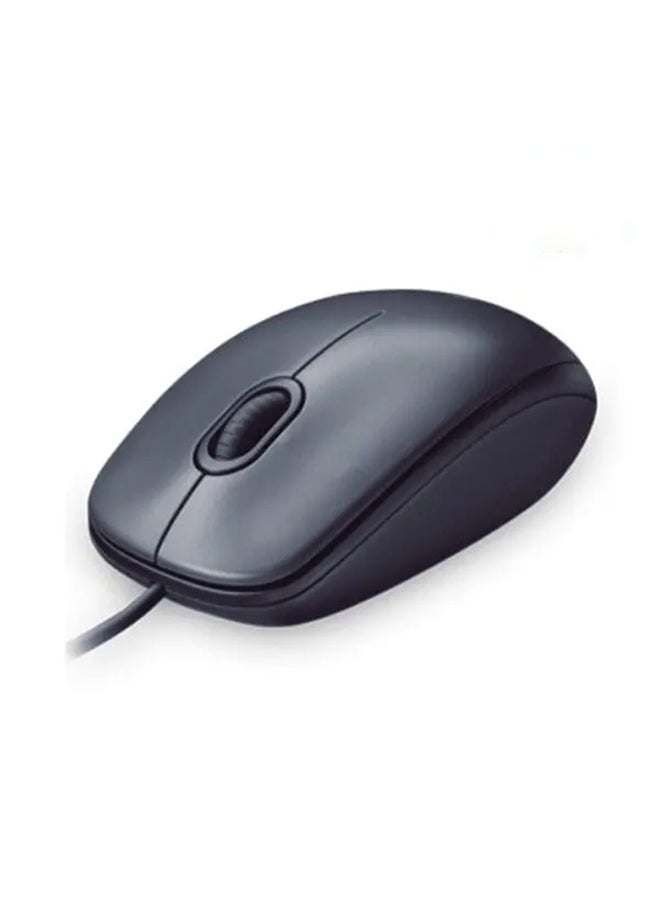 Logitech M90 Wired Mouse Black - Image 1