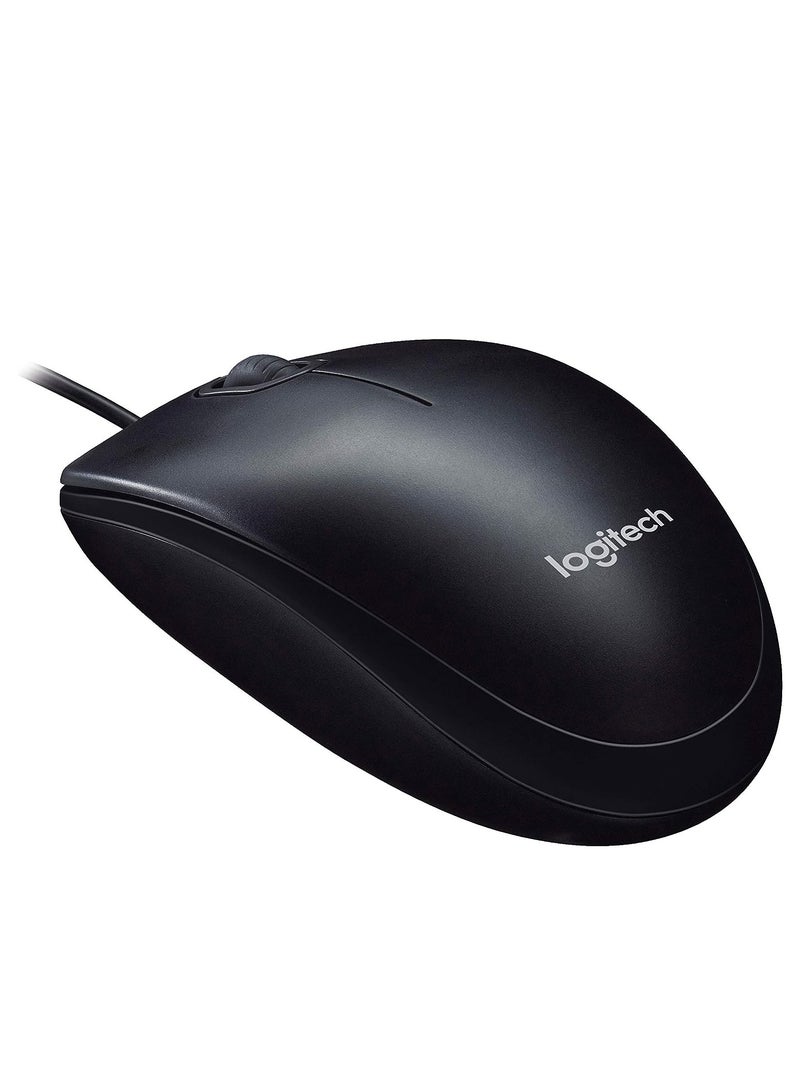 Logitech M90 Wired Mouse Black - Image 5